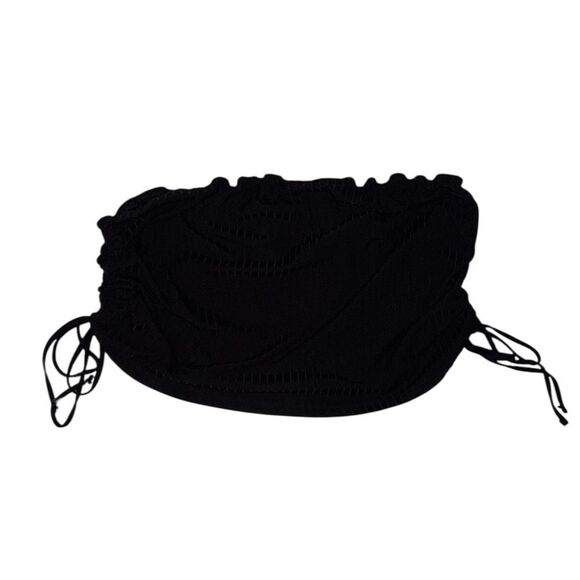 Rue21 Black Ruched Tube Top Size 4X - Picture 1 of 2